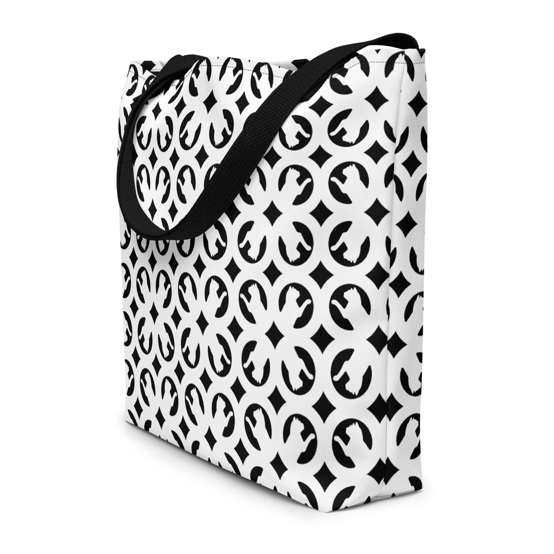 Grand sac fourre-tout à imprimé intégral