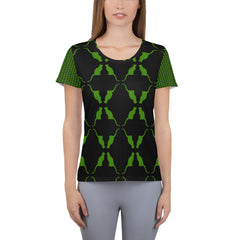 Trippy All-Over Print Women's Athletic T-shirt