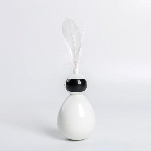 Funny Cat Tumbler Toy: Interactive Feathered Fun For Feline Friends