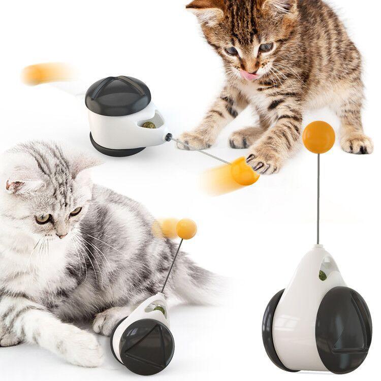 Interactive Smart Cat Toy With Electric Automatic Lifting Motion