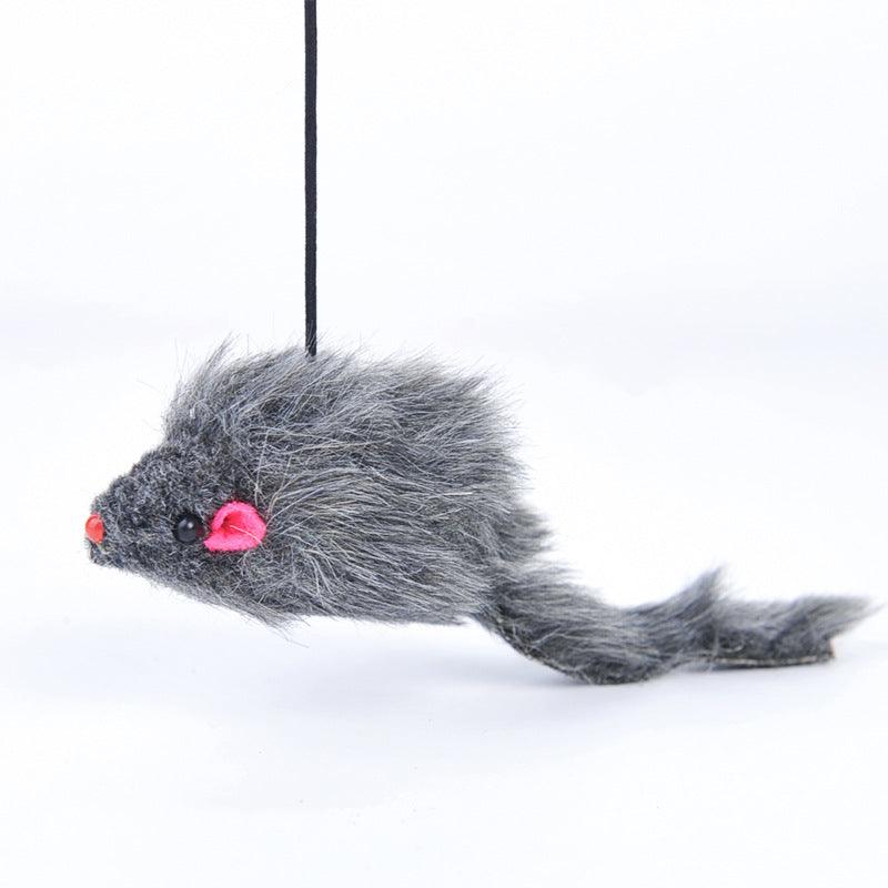 Telescopic Hanging Cat Toy With Mouse Shape