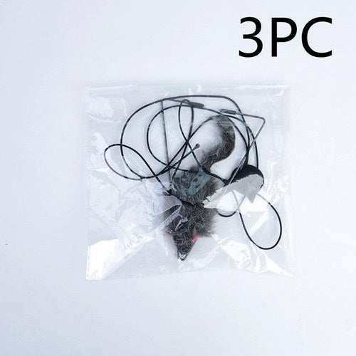 Telescopic Hanging Cat Toy With Mouse Shape