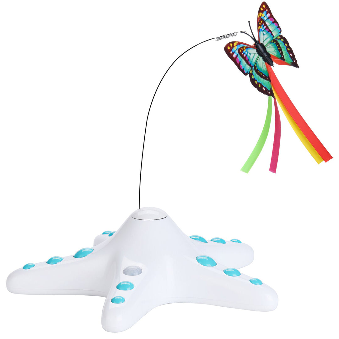 Electric Cat Toys With Fluttering Butterfly