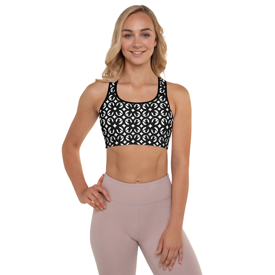 Black Padded Sports Bra