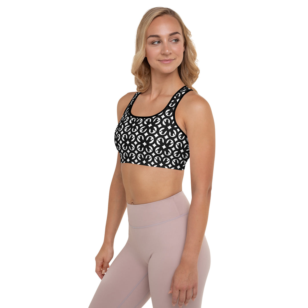 Black Padded Sports Bra