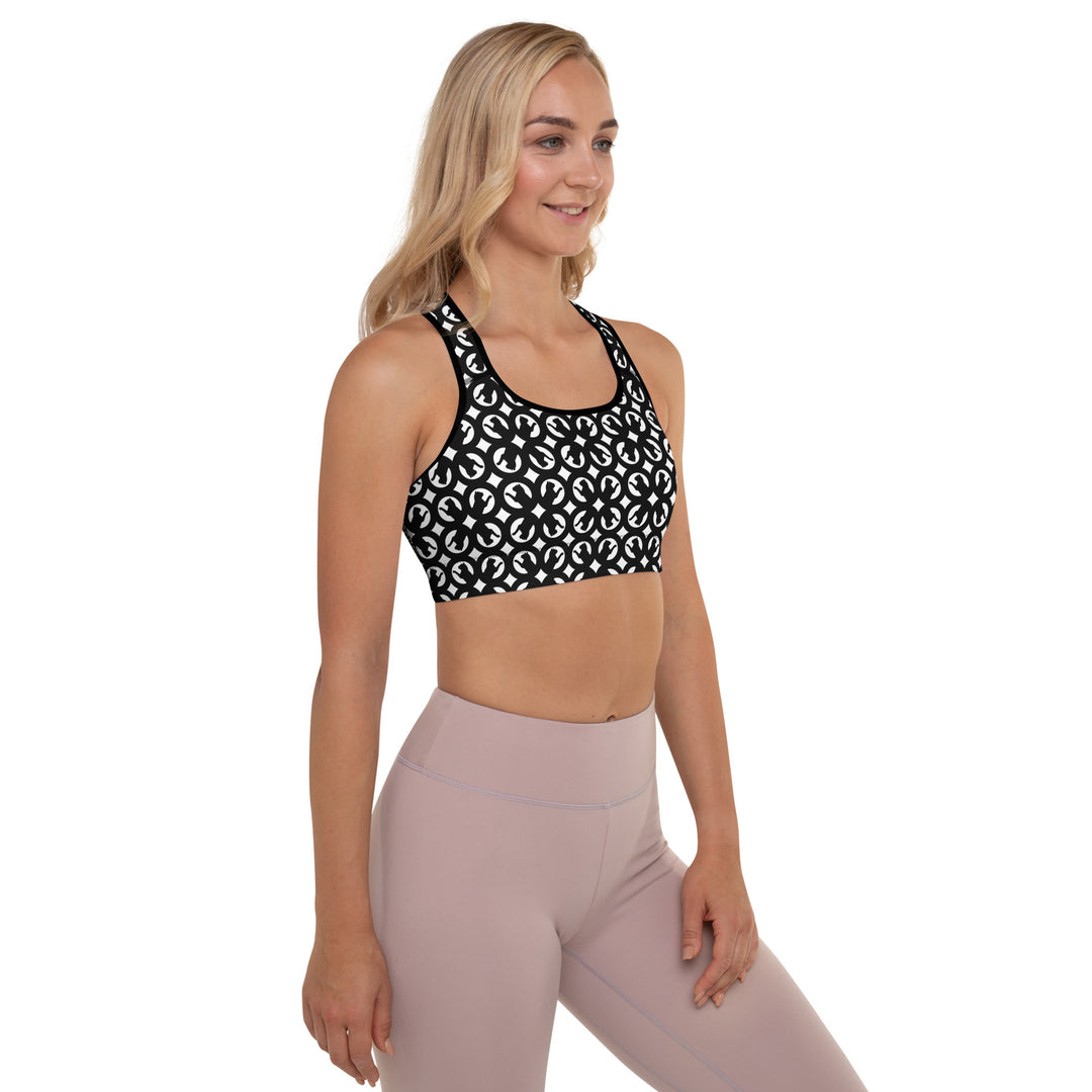 Black Padded Sports Bra