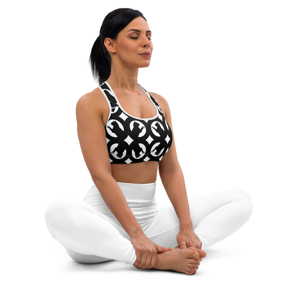 Monochrome Sports Bra