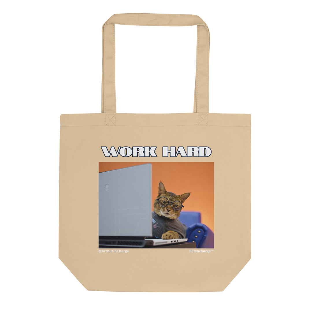 Work Hard Tote Bag