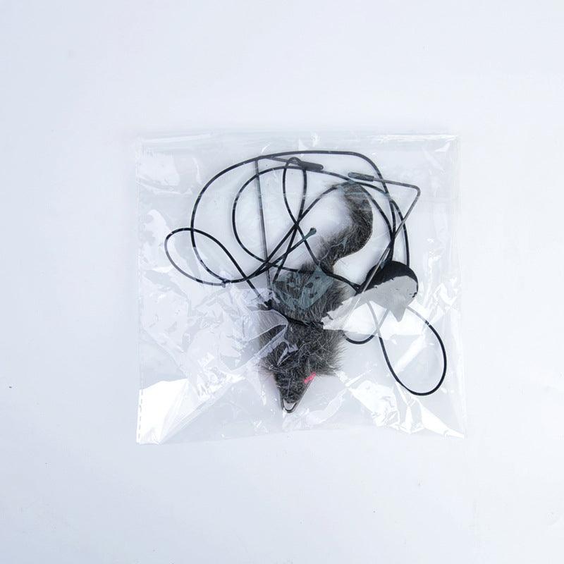 Telescopic Hanging Cat Toy With Mouse Shape