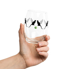 Stemless wine glass